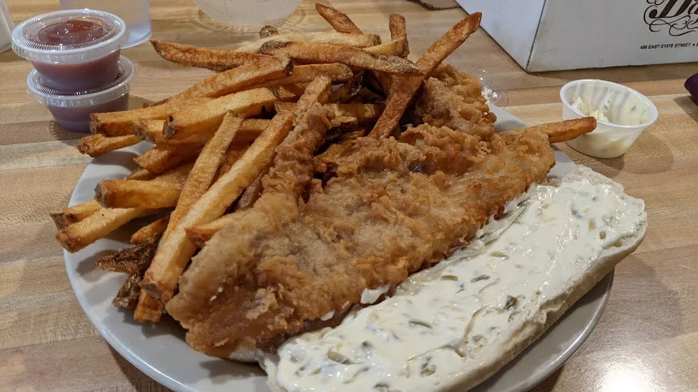 Fish Sandwich with Fries